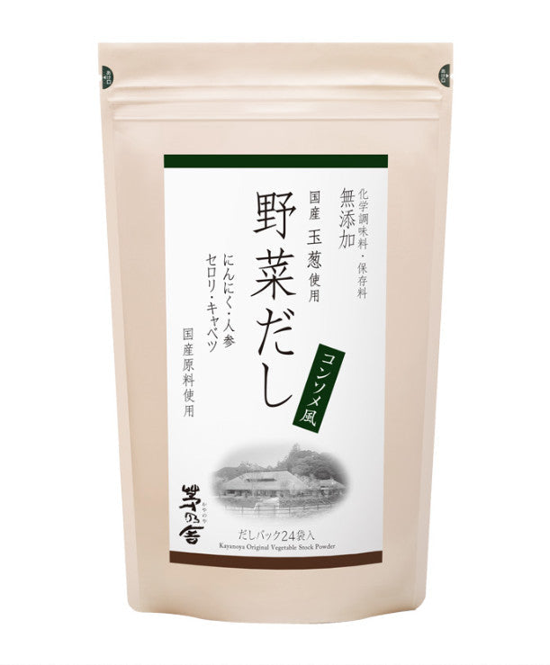 [臨期品] 茅乃舍 什錦野菜高湯包, 24袋入 (久原本家 - 日本天然調味料食品製造商)