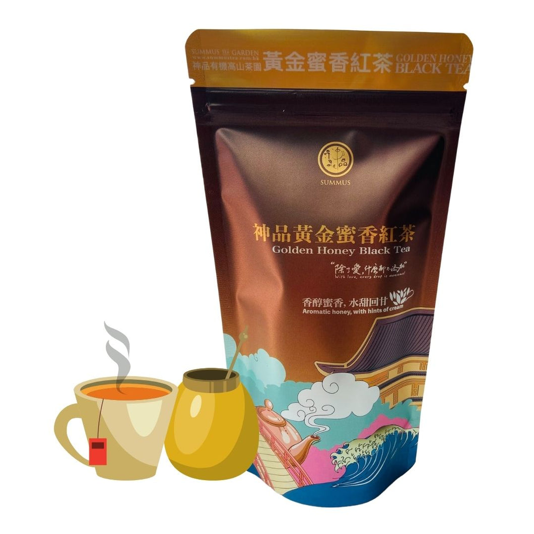 高山黃金蜜香紅茶包, 10個入 (神品 - 台灣有機高山茶)