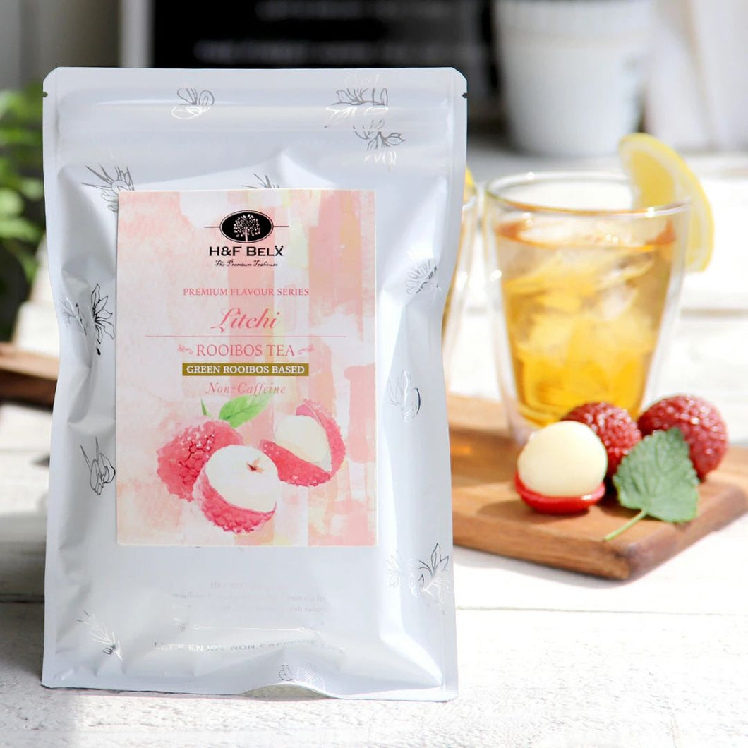 荔枝南非國寶茶/博士茶, 30個入 (H&F Belx - 日本無咖啡因茶)